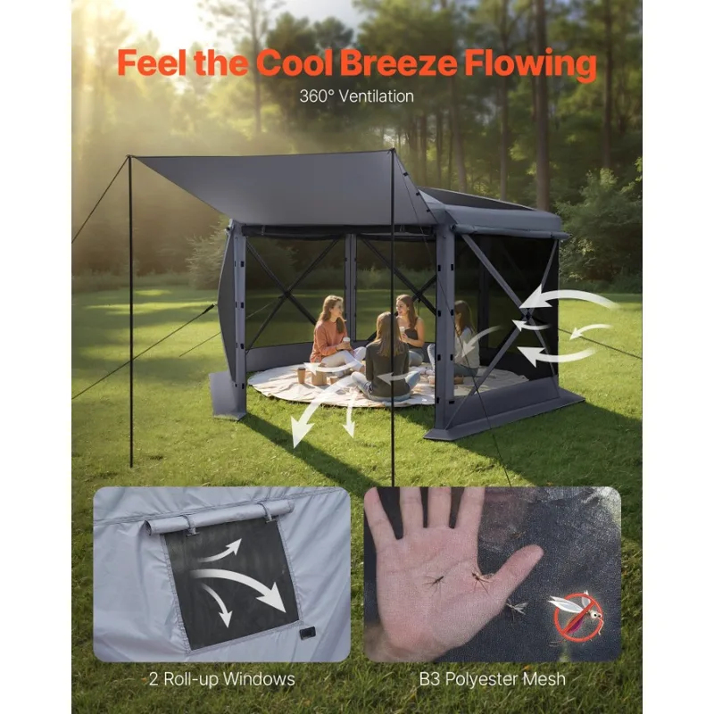 12x12ft 6 Sided Up Screen Gaze - Screen Top Mesh 리뷰 및 가격