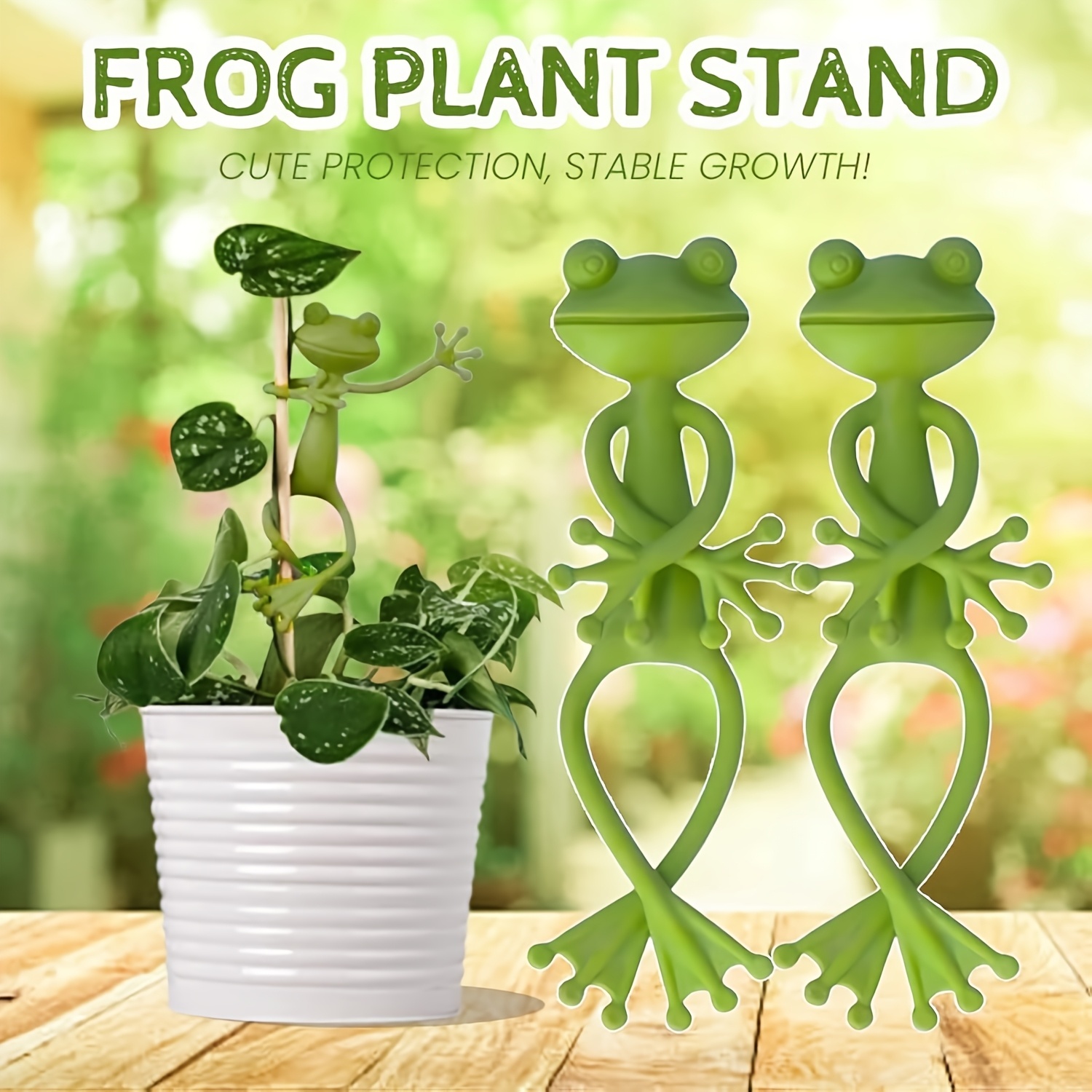 Creative Green Frog Plant Fixi - Vine Climbing Plastic 리뷰 및 가격