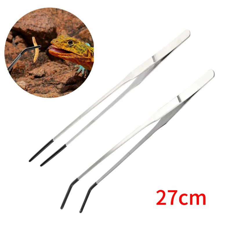2Pcs Stainless Steel Tweezers  - Water Dish Reptile 리뷰 및 가격