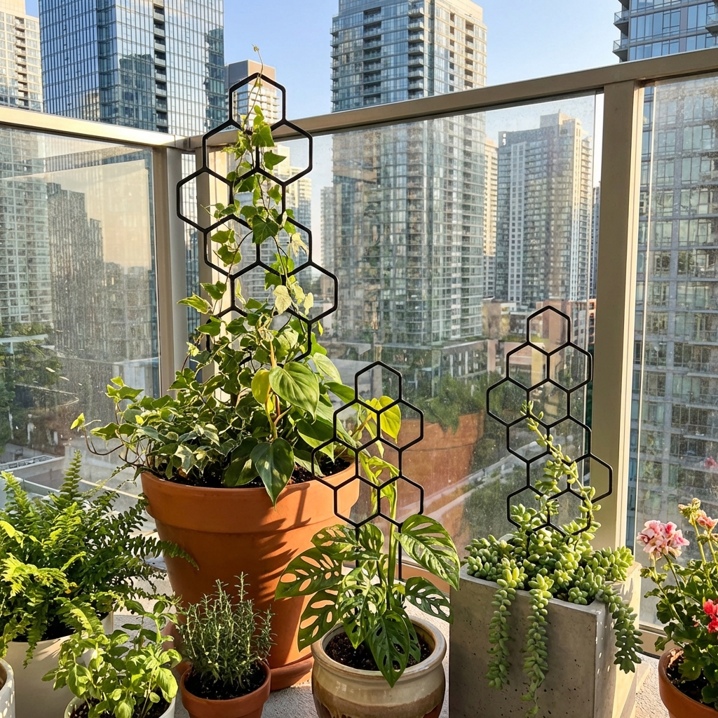 2pcsHoneycomb Design Plant Tre - Vine Climbing Plastic 리뷰 및 가격