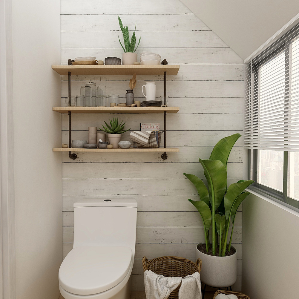 Retro Style White Wood Grain M - Pvc Panel Background 리뷰 및 가격