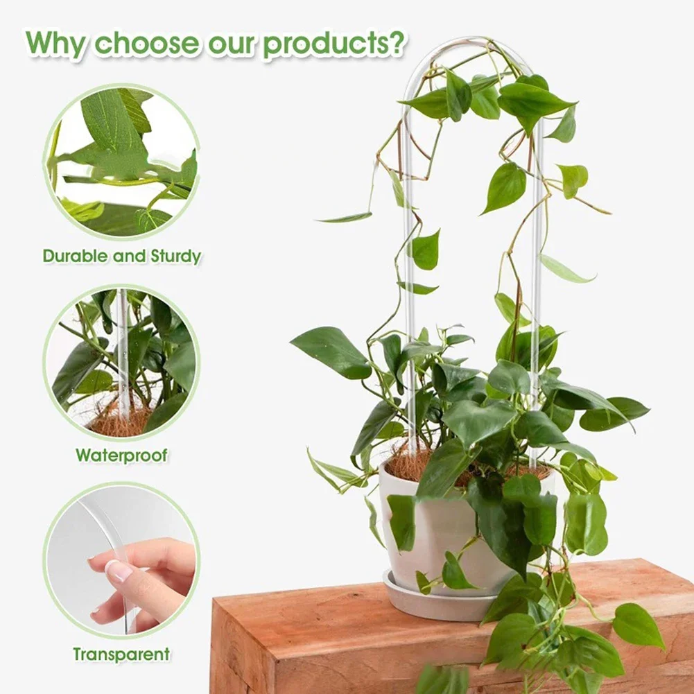 U Shaped Acrylic Trellis Suppo - Vine Climbing Plastic 리뷰 및 가격