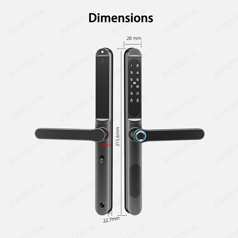 TTLock App Smart Aluminum Door - Glass Door Hinge 리뷰 및 가격