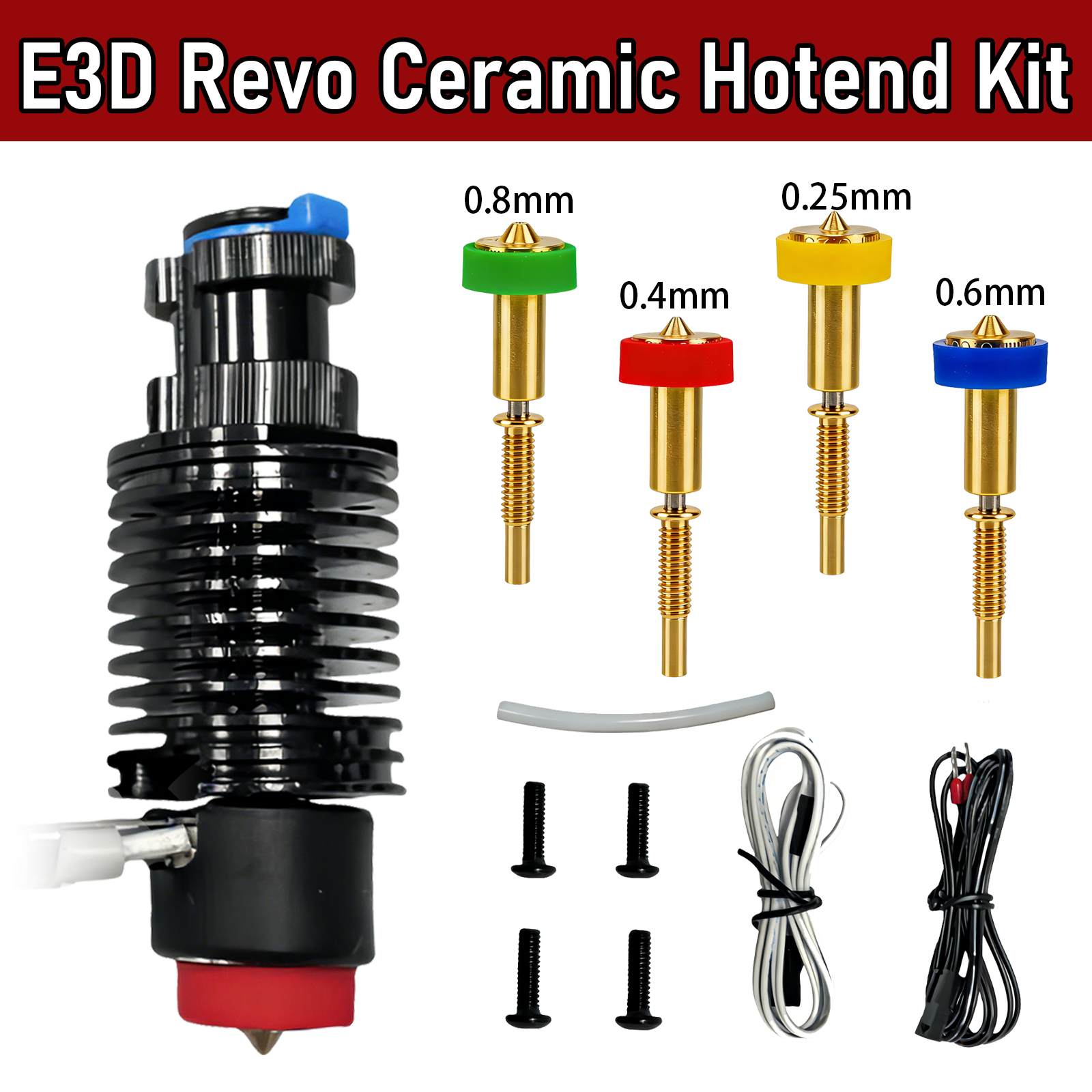 For E3D Revo Hotend Kit V6 Rad - Ceramic Heat Emitter 리뷰 및 가격